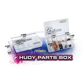 HUDY 298014 PARTS BOX - 8-COMPARTMENTS
