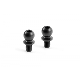 XRAY 362648 BALL END 4.9MM WITH THREAD 4MM (2) - (replacement for #302652)