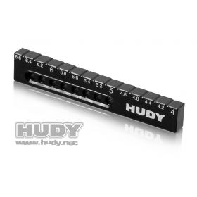 HUDY 107714 ULTRA-FINE CHASSIS DROOP GAUGE 4.0-6.6MM