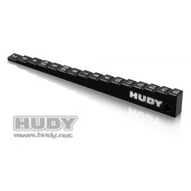 HUDY 107713 CHASSIS RIDE HEIGHT GAUGE 2.0 MM TO 15.0 MM (1 MM STEPPED)