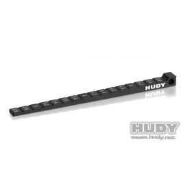 HUDY 107718 RIDE HEIGHT GAUGE STEPPED 1/10 & 1/12 PAN CARS