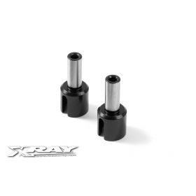 XRAY 345070 FRONT ONE-WAY AXLE OUTDRIVE ADAPTER - HUDY SPRING STEEL™ (2)